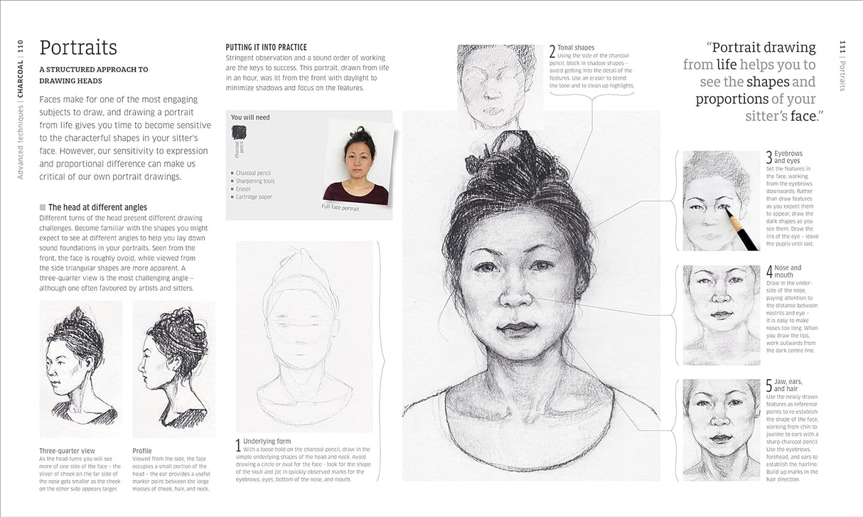 Artists Drawing Techniques Book