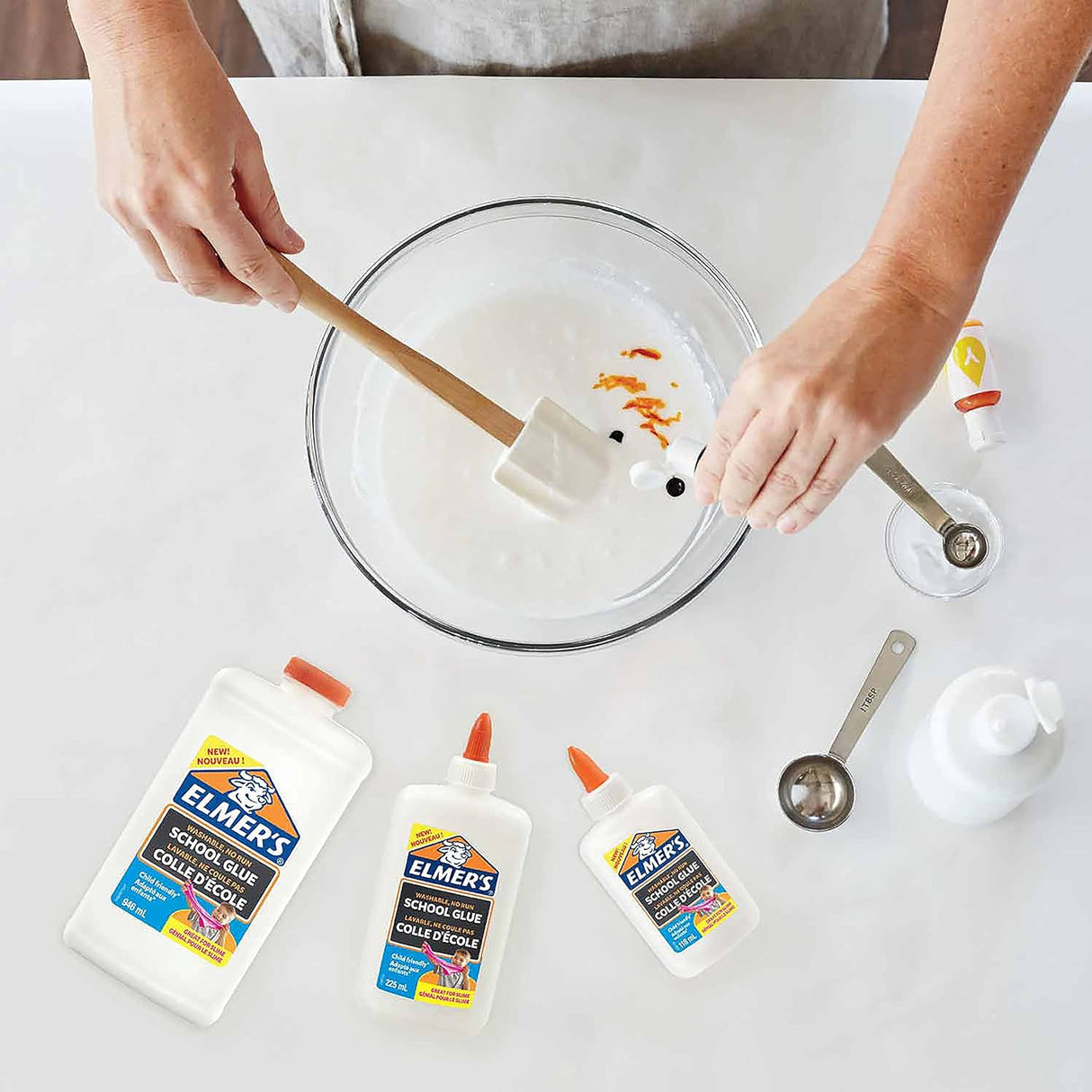 Elmers School & Slime Glue 225ml - White