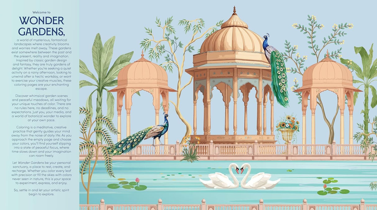 Wonder Gardens Colouring Book
