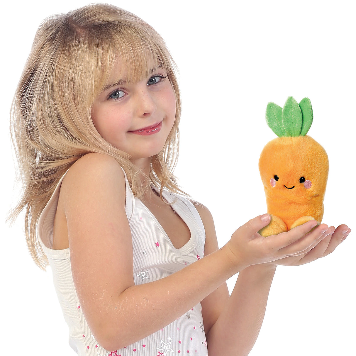 Palm Pals Cheerful Carrot 5 Inch Plush Toy