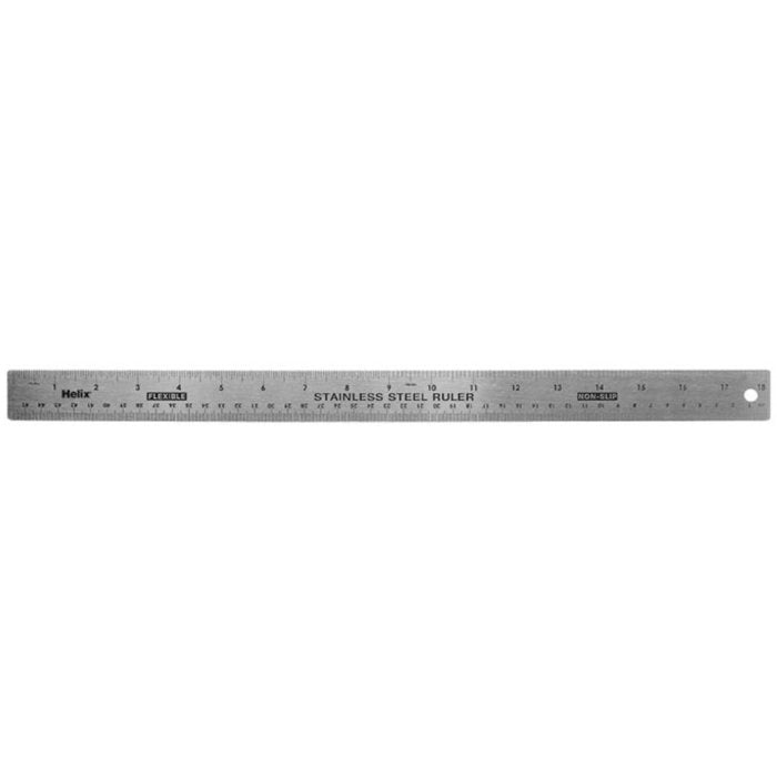 Helix Steel Ruler 18"/45cm