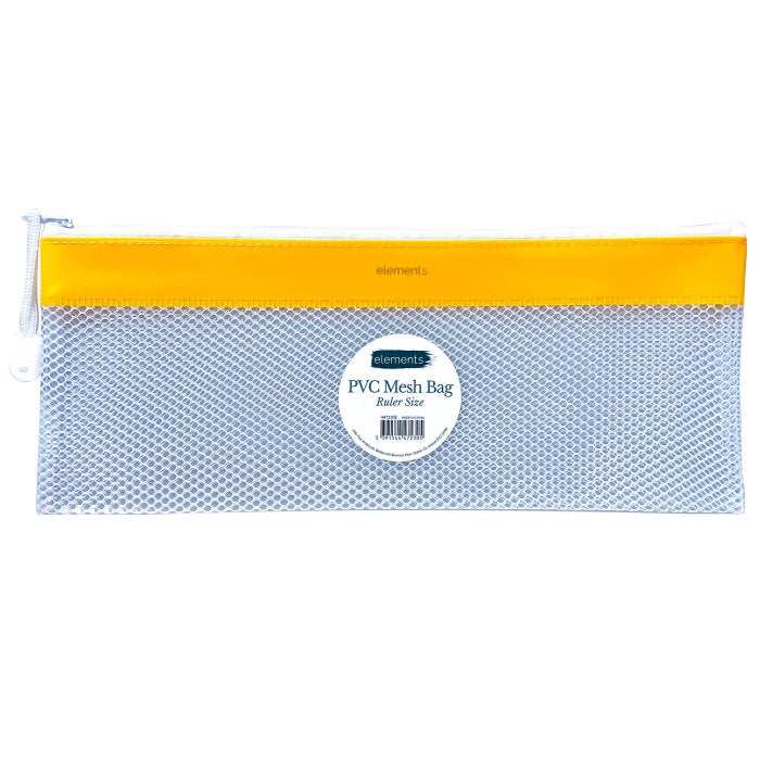 Elements PVC Mesh Bag Orange - Ruler Size