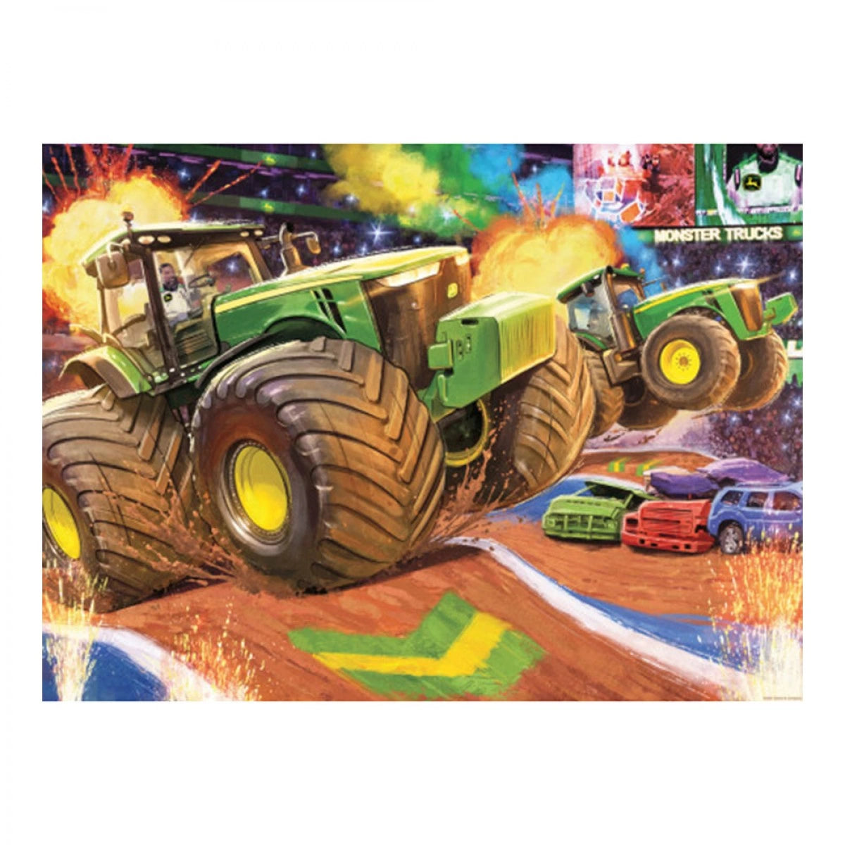 100 Piece XXL Jigsaw Puzzle - John Deere Big Wheels