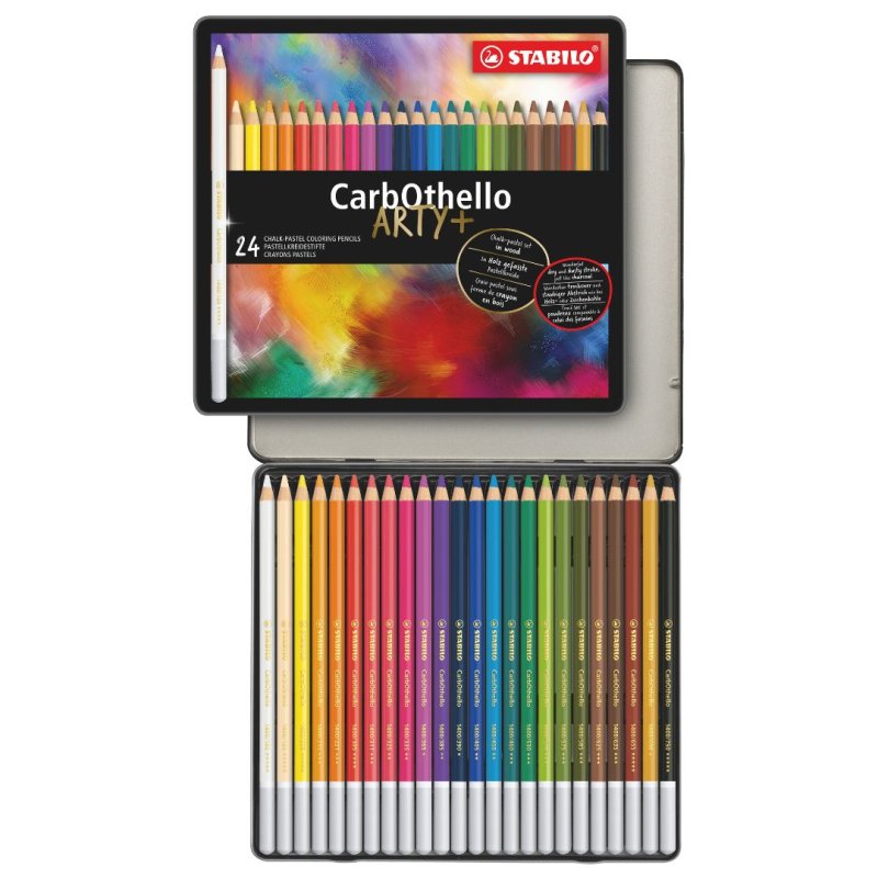 Stabilo CarbOthello - Assorted Colours (Tin Of 24)