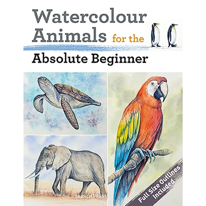 Watercolour Animals for the Absolute Beginner Book