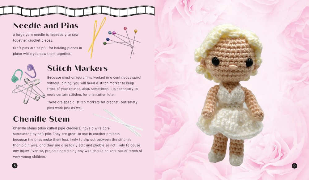 Unofficial Marilyn Monroe Book & Crochet Kit