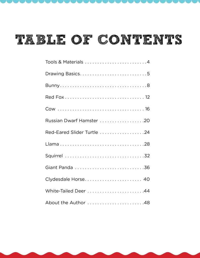 Let's Draw Favourite Animals Book