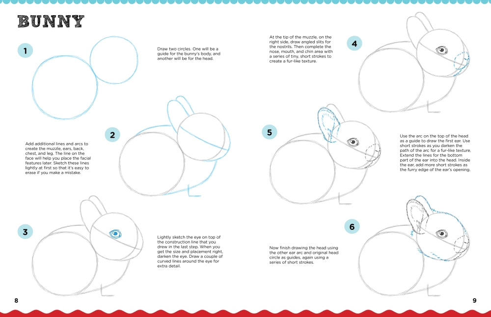 Let's Draw Favourite Animals Book