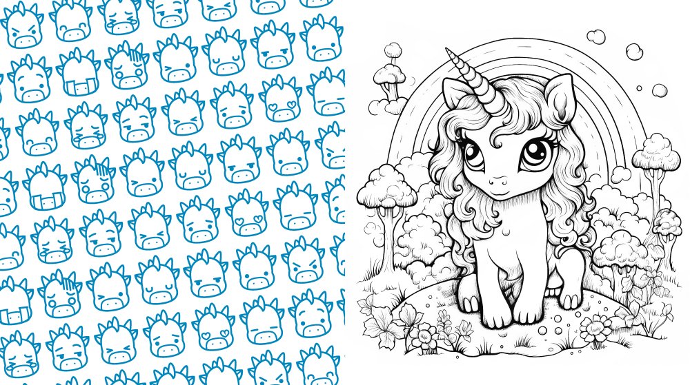 Draw & Colour Chibi Mythical Beasts Kit