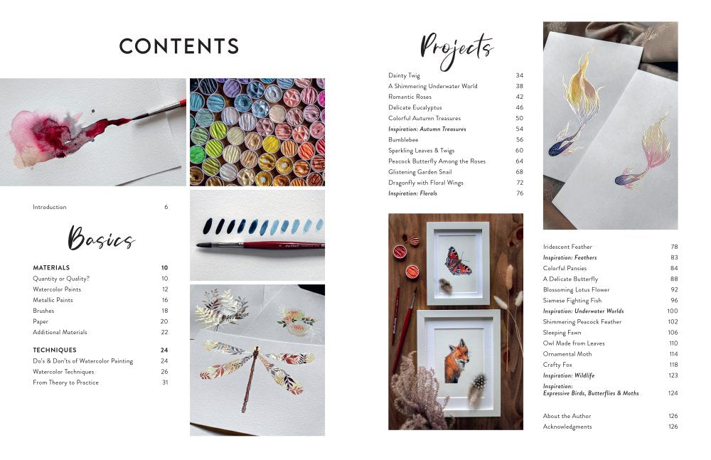 Metallic Watercolour Book