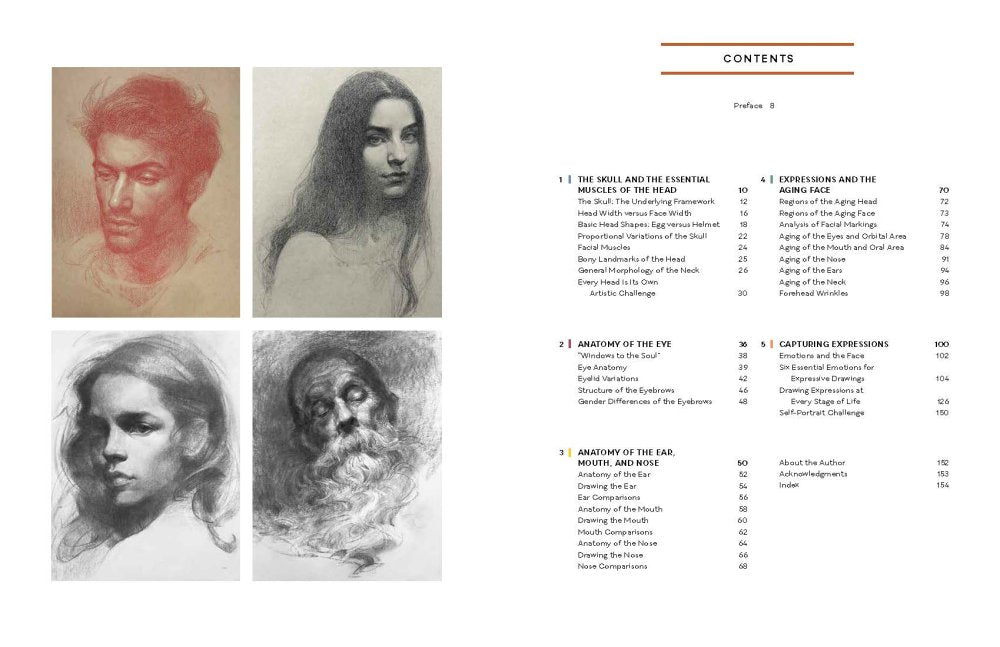 Facial Expressions for Artists Book