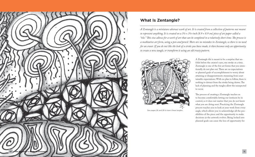 The Beginner's Guide To Zentangle Book