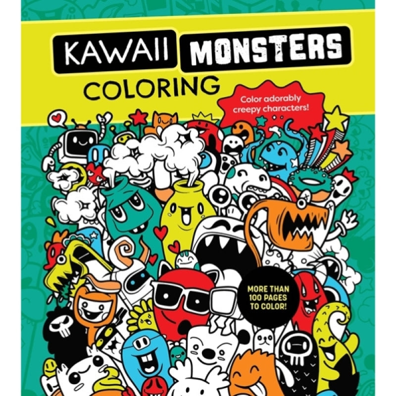 Kawaii Monsters Colouring Book