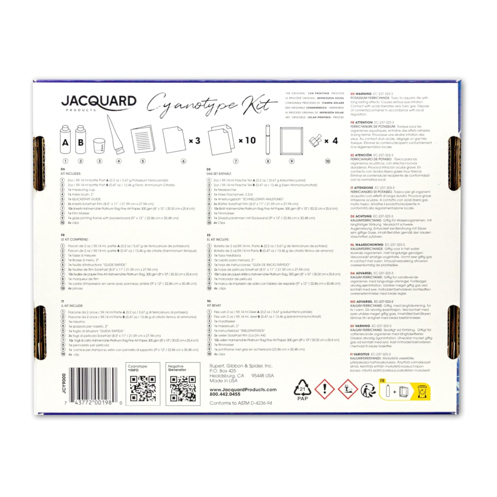 Jacquard Cyanotype Kit