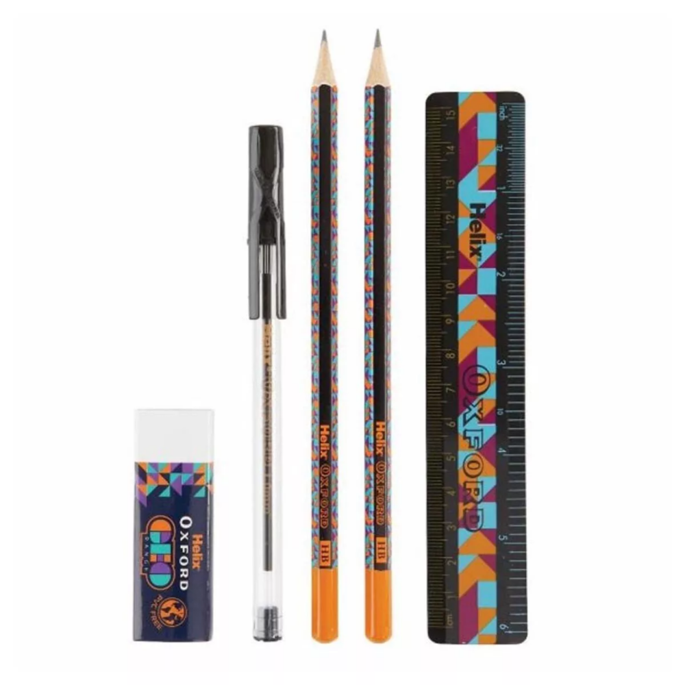 Helix Oxford Geo Student Set - Orange