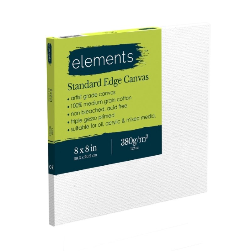 Elements Standard Edge Canvas - 8x8 inches