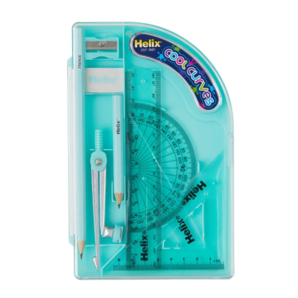 Helix Cool Curves Maths Set - Pastel Colours