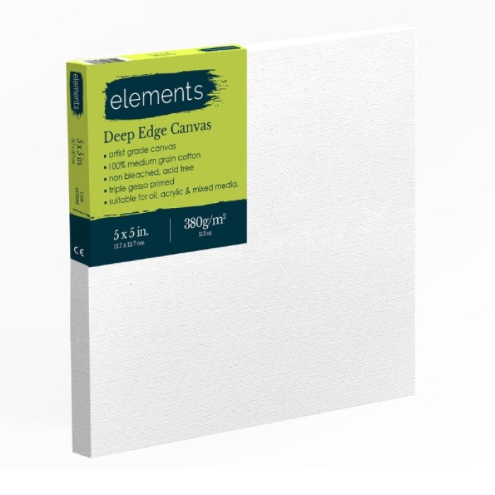 Elements Deep Edge Canvas 5x5 inch