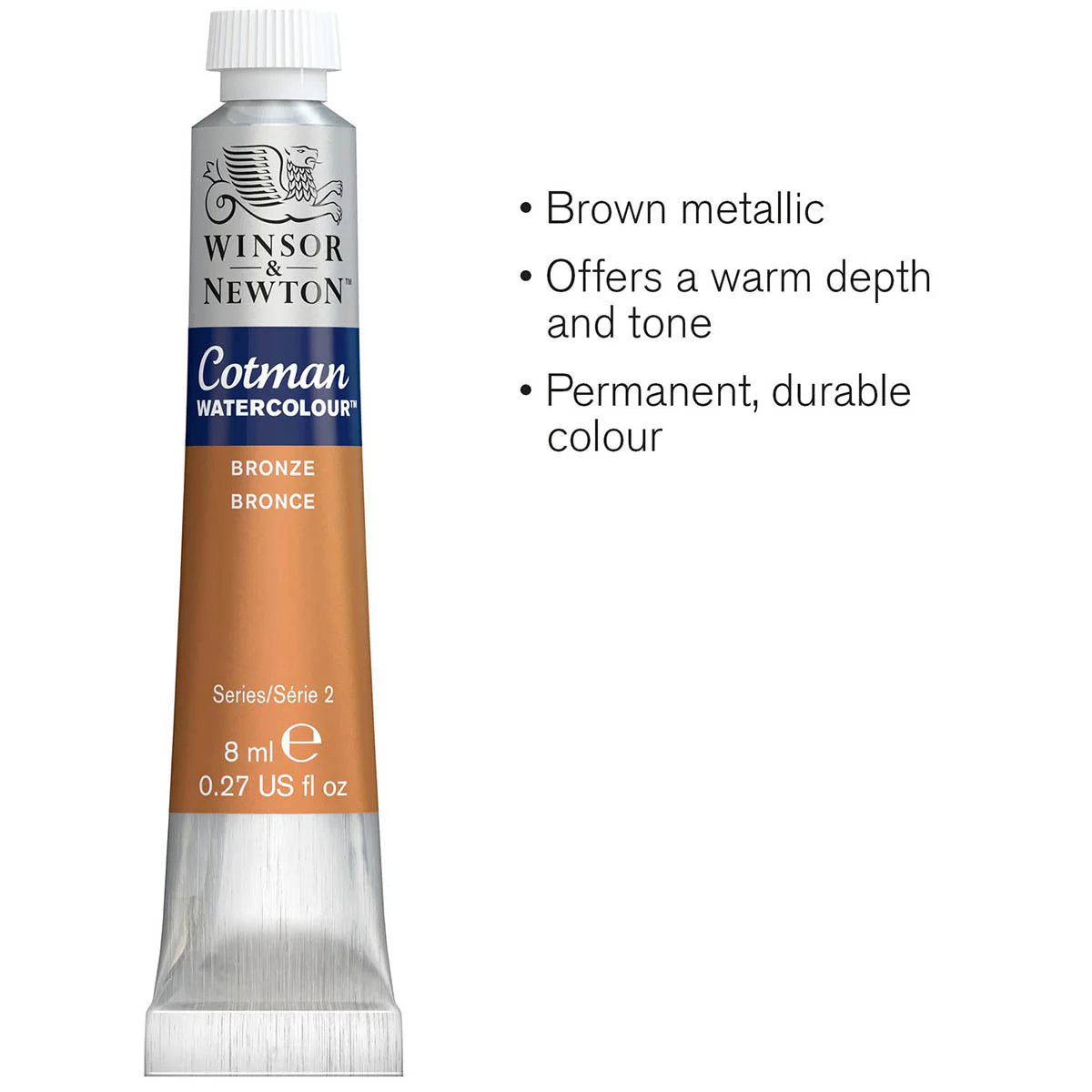 Cotman Watercolour 8ml - Bronze
