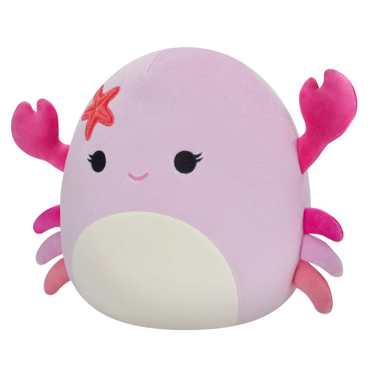 Squishmallow 7.5 Inch Cailey - Pink Crab with Starfish