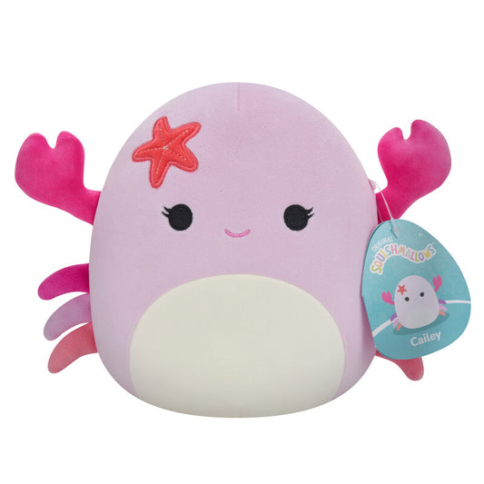 Squishmallow 7.5 Inch Cailey - Pink Crab with Starfish