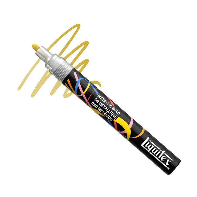 Liquitex Marker 2mm - Metallic Gold