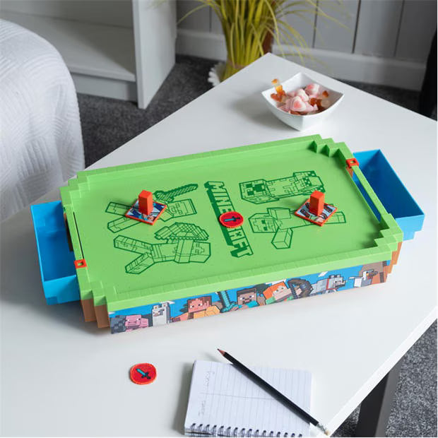 Minecraft Arcade Air Hockey Table - Overworld Version