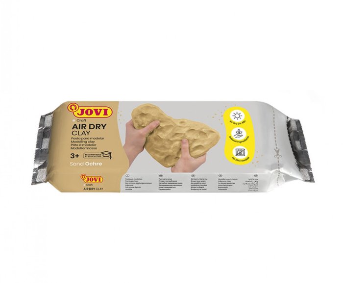 Jovi Air Dry Clay Bar - Ocher (1000g)