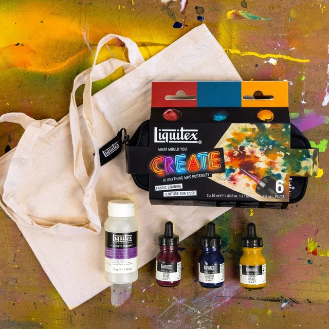 Liquitex Acrylic Inks What Would You Create Set - Fabric Staining