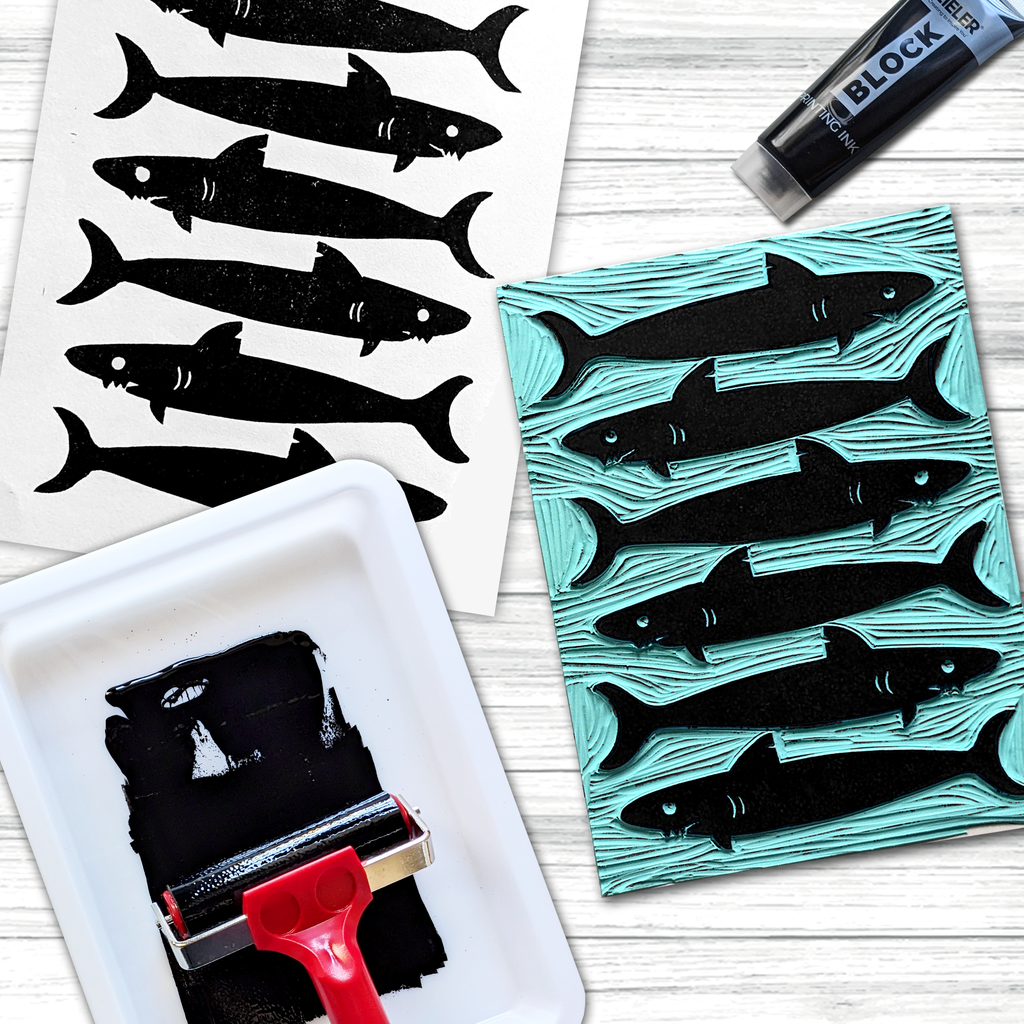 Zieler A5 Soft Cut Lino Printing Bloc Sheets (Pack of 5)