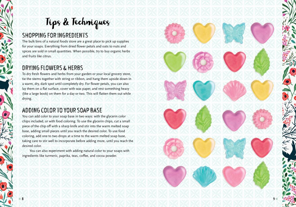 Handmade Soaps Kit & Book