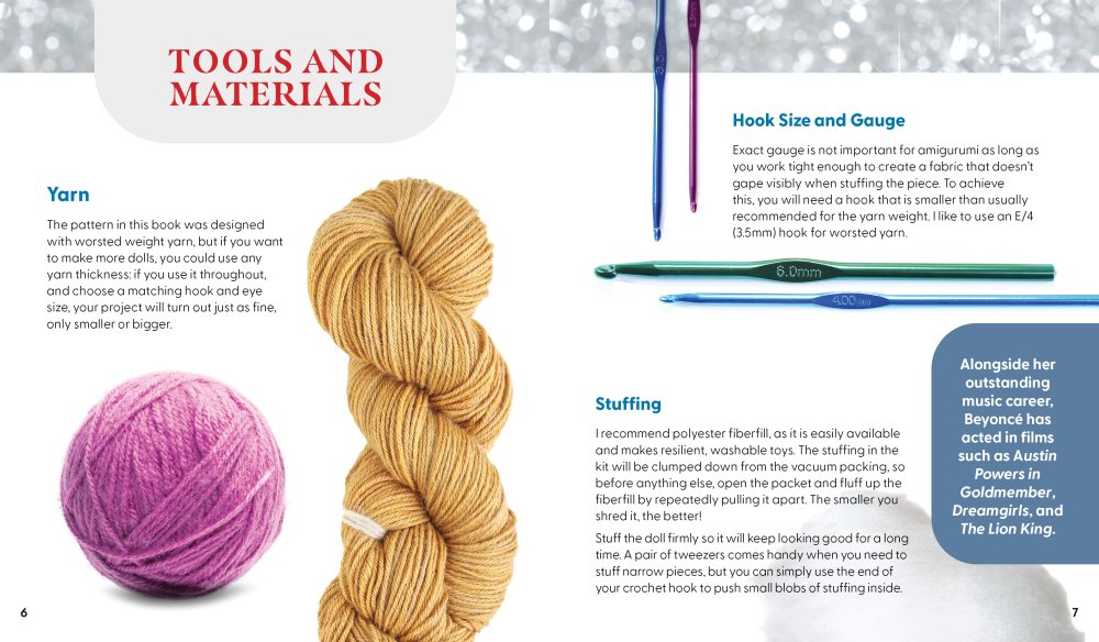 Unofficial Beyoncé Book & Crochet Kit