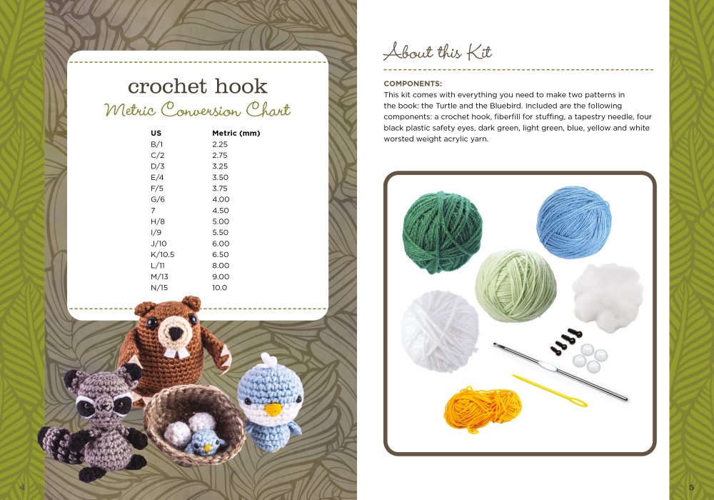 Woodland Crochet Kit & Book