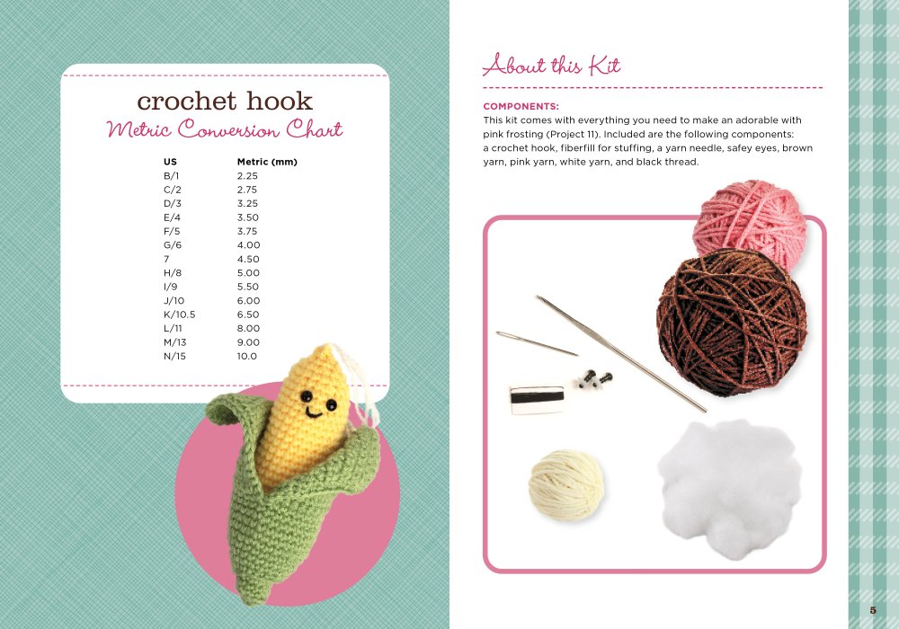 Crochet Kit & Book - Too Cute to Eat