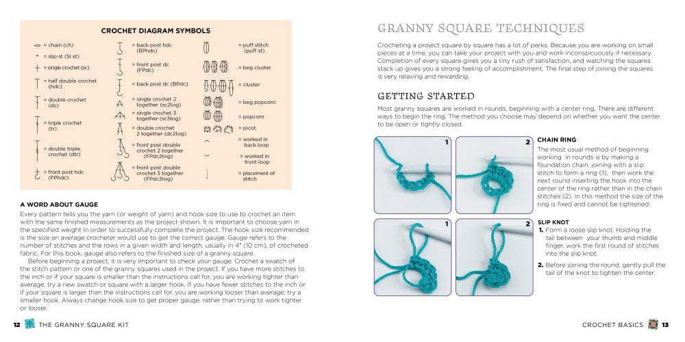 The Granny Square Kit & Book