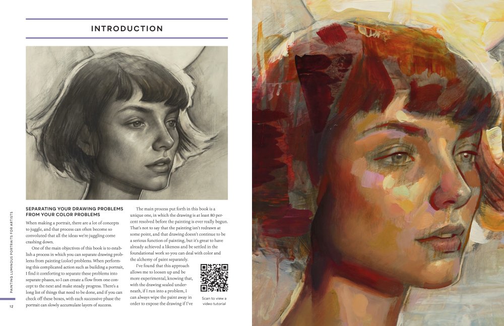 Painting Luminous Portraits For Artists in Oil Book