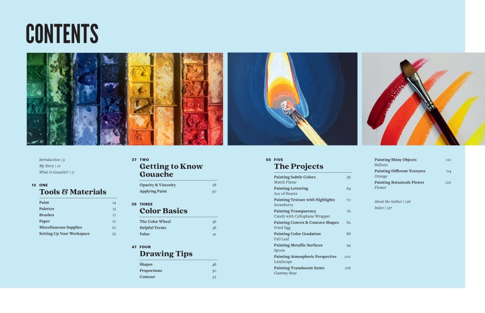 Gouache For Beginners Book