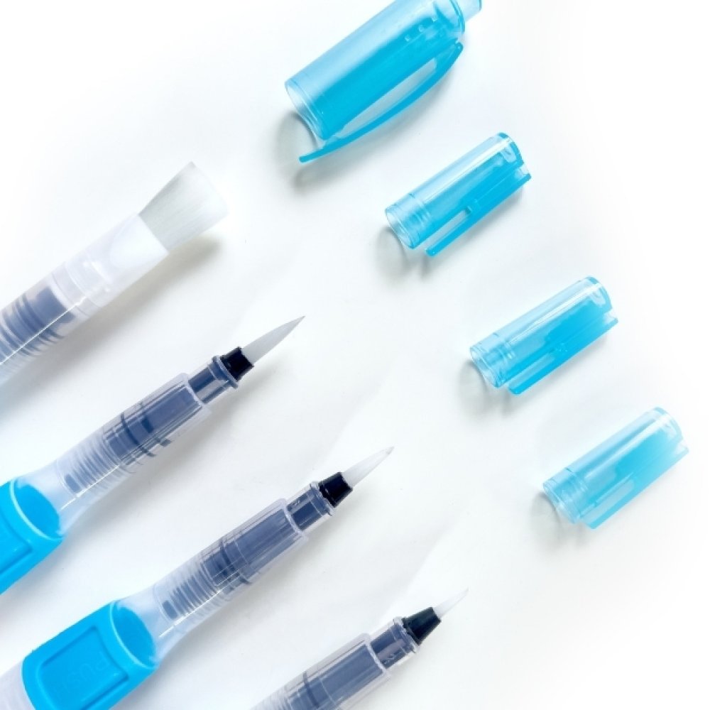 Elements Push Button Waterbrush (Pack of 4)