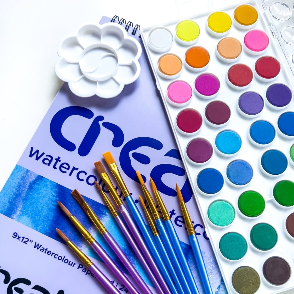 Create Watercolour Bundle (49 Piece Set)