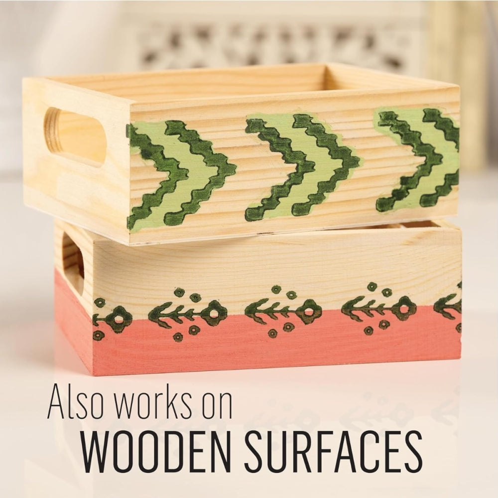 FolkArt Adhesive Stencils - Block Letters (3 Pieces)