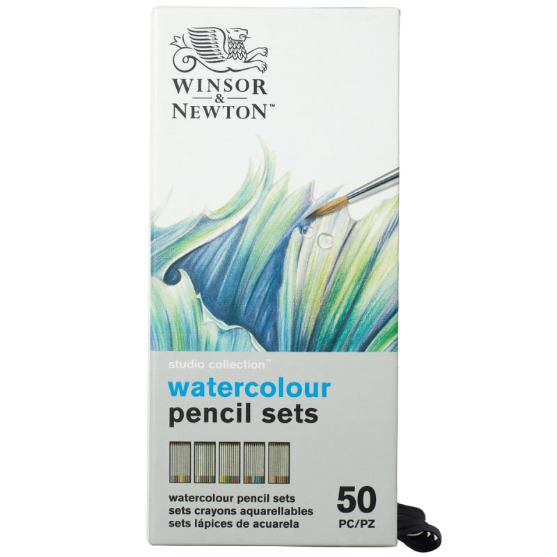 Winsor & Newton Studio Pencil Collection - Watercolour Pencil Set (50 Pcs)