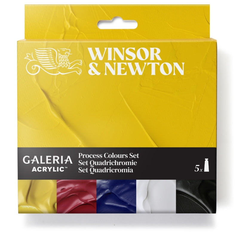 Winsor & Newton Galeria Acrylic Colour - Process Set (5x60ml)