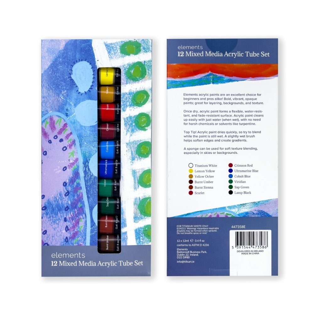Elements Mixed Media Set in Travel Bag (100 Pieces)