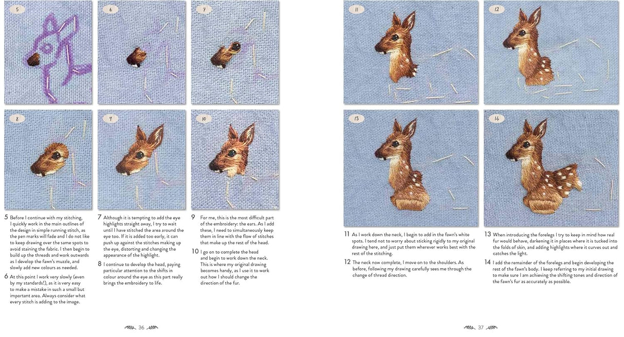 Chloe Giordano Needlepainted Woodland Animals Book