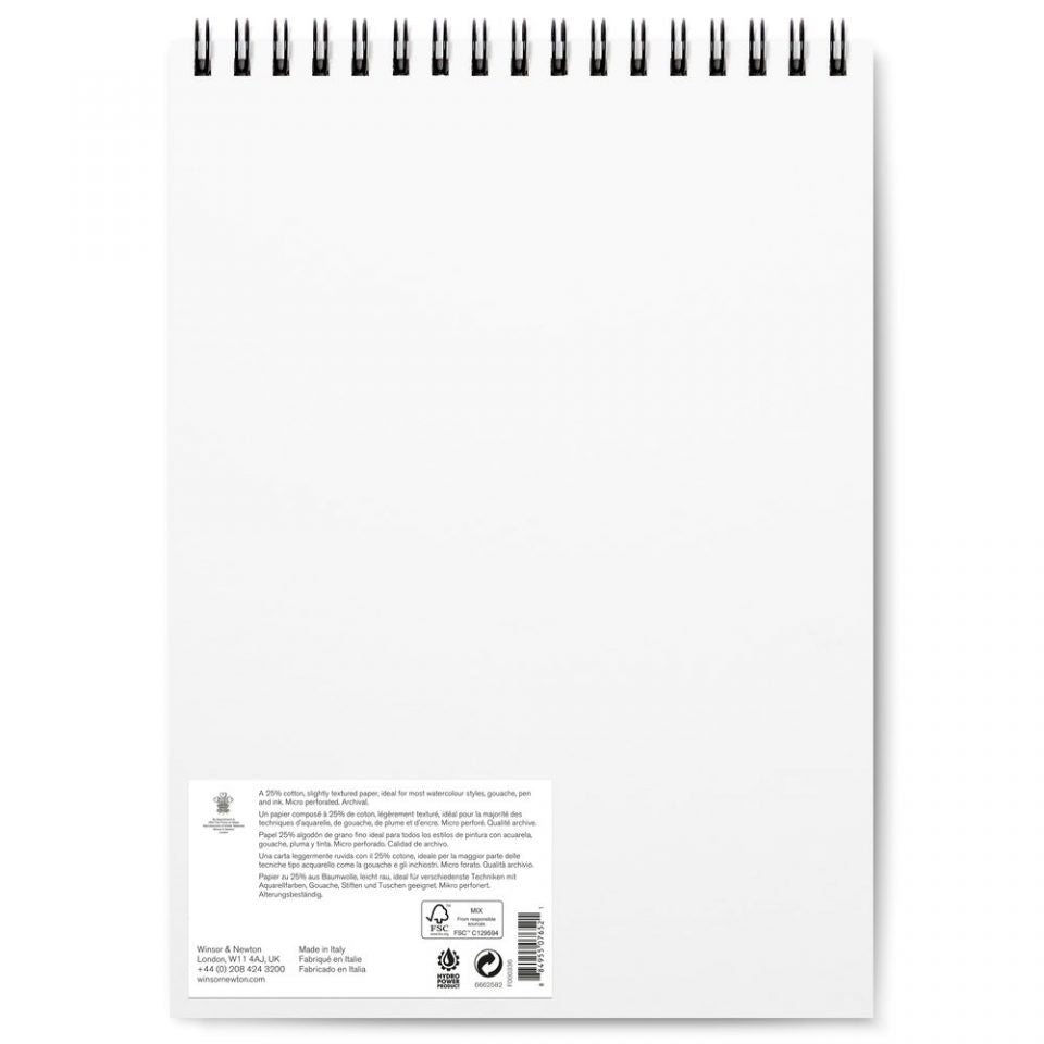 Winsor & Newton Watercolour Pad (Spiral) Cold Press 9x12inch