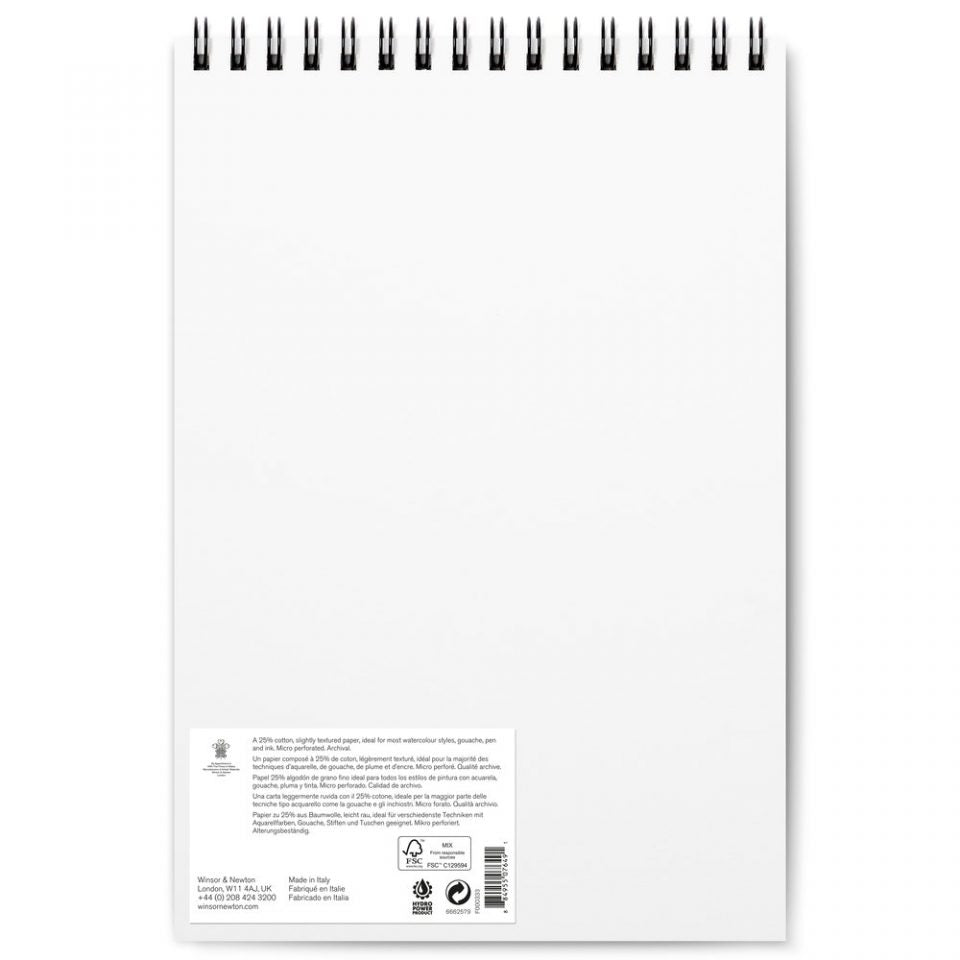 Winsor & Newton Watercolour Pad (Spiral) Cold Press - A4