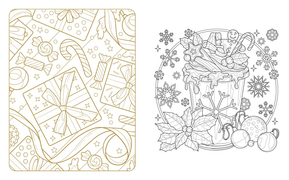 Christmas Magic Coloring Book