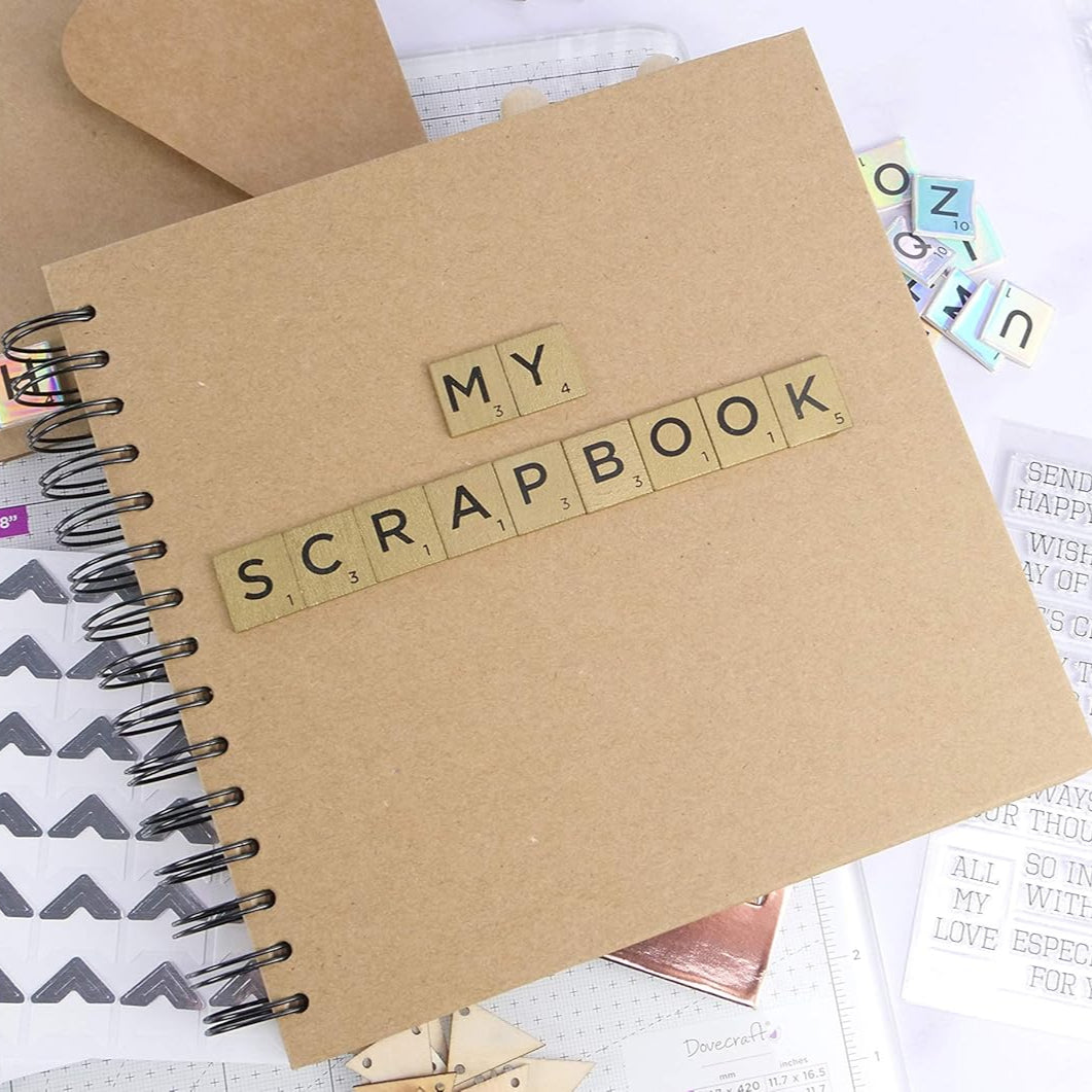 Dovecraft Wooden Letters - Gold (150 Pieces)