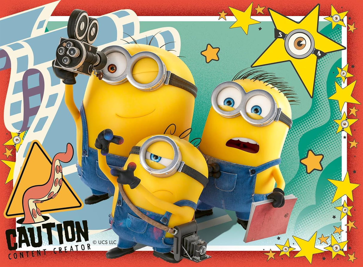 Minions & Monsters Jigsaw Puzzles - 4 in a Box