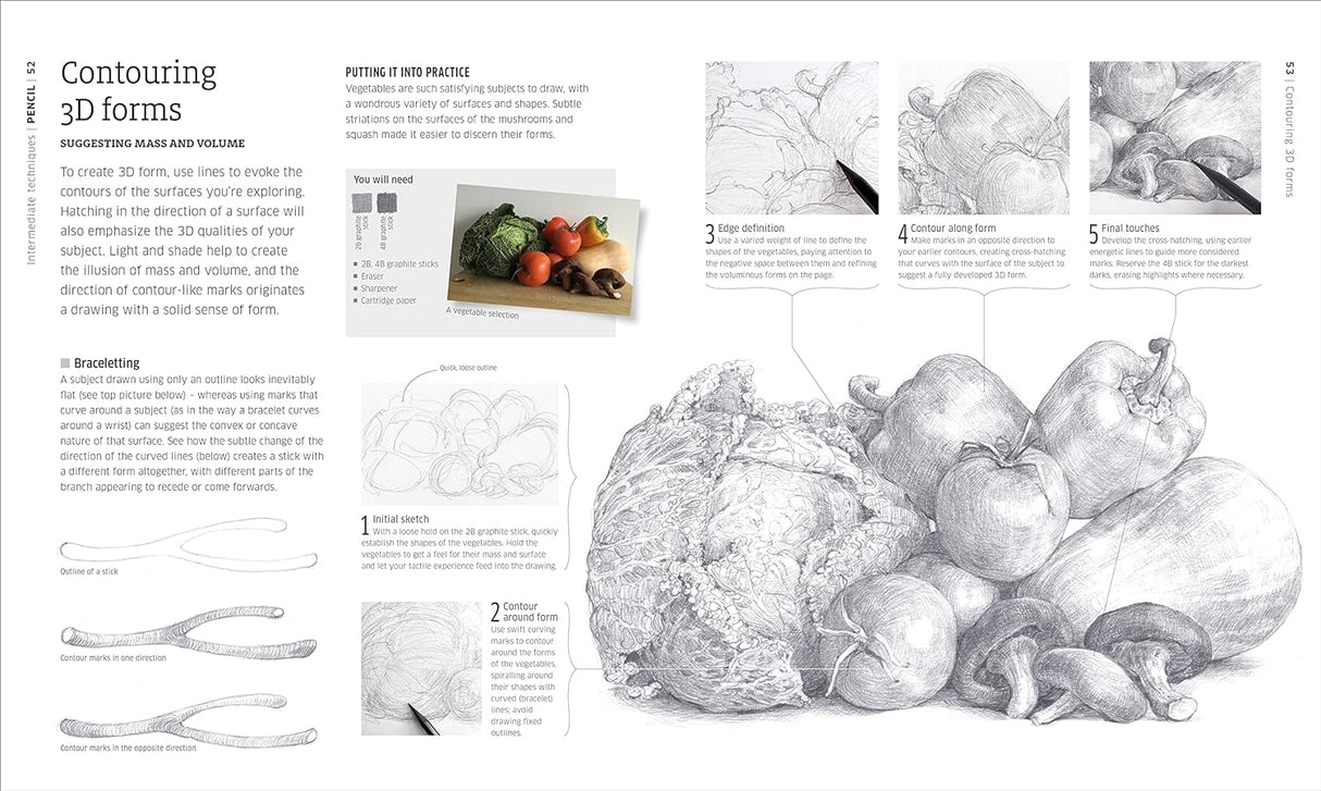 Artists Drawing Techniques Book